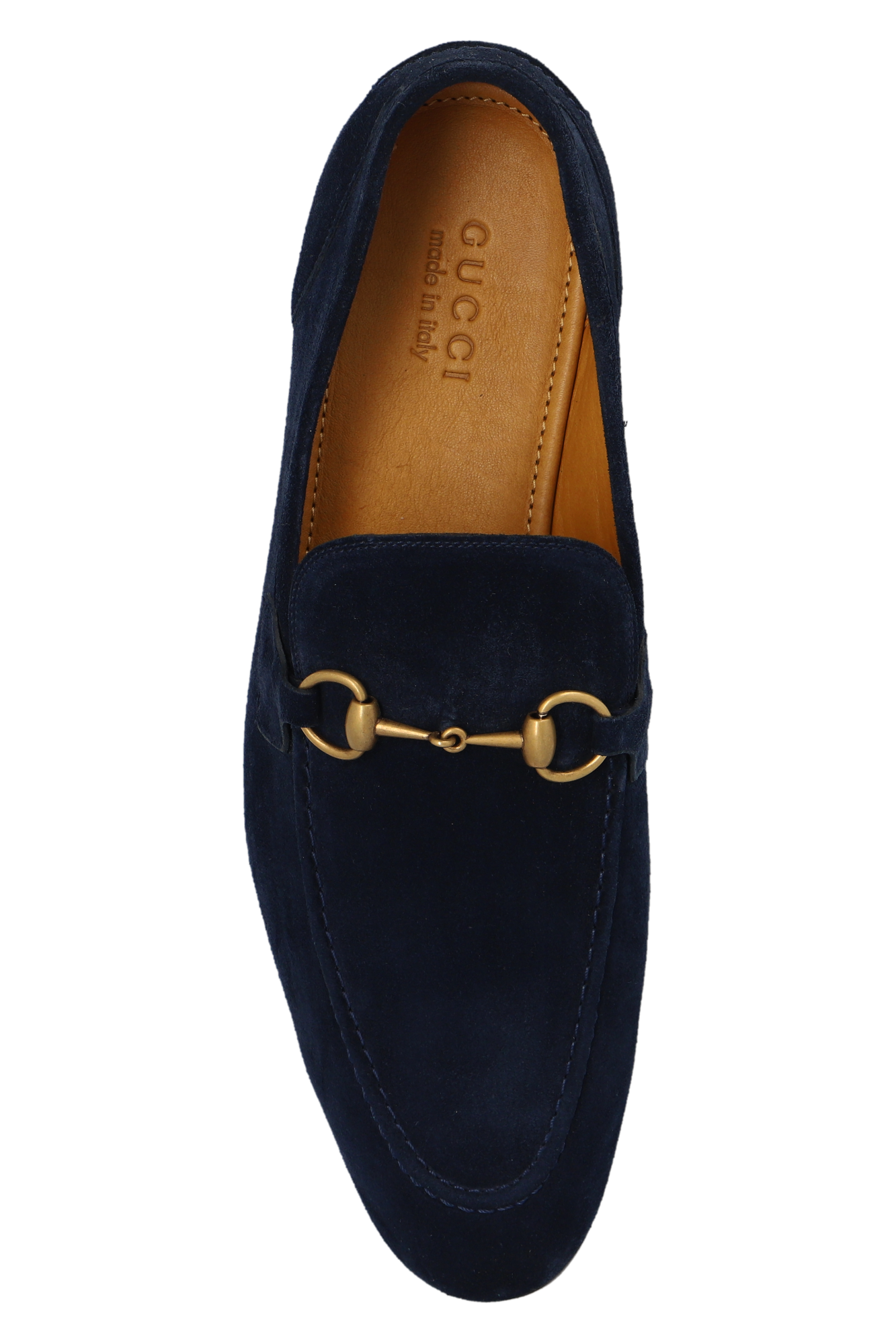 Mens blue store suede gucci loafers